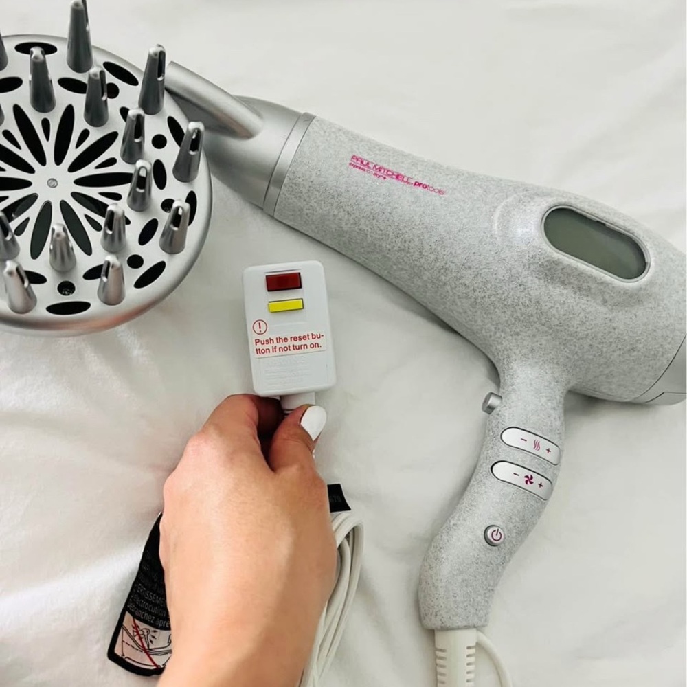 Paul Mitchell Gray Hair Dryer with Diffuser
